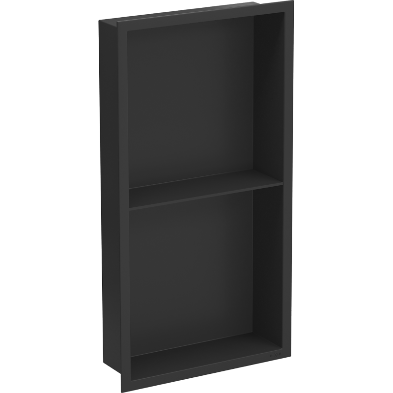 Mexen X-Wall-R нишова полица с яка и рафт 60 x 30 см, черна - 1970603010S