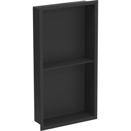 Mexen X-Wall-R вградена рафтова система с облицовка и рафт 60 x 30 см, черен - 1970603010S