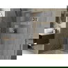 Mexen X-Wall-R стенна поличка с врата 75 x 30 см, инокс - 1910753010