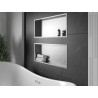 Mexen X-Wall-R нишева полица с яка 75 x 30 см, инокс - 1910753010