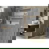 Mexen X-Wall-R стенна полка с ръб 75 x 30 см, бяла - 1920753010