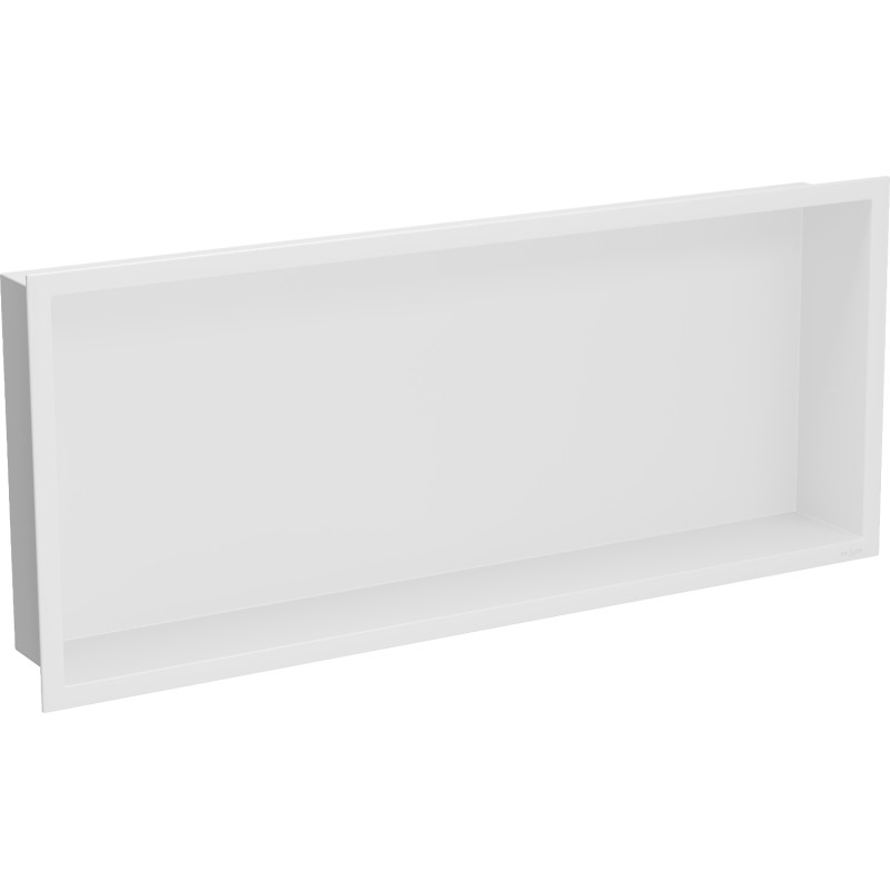 Mexen X-Wall-R вградена полица с фланец 75 x 30 см, бяла - 1920753010