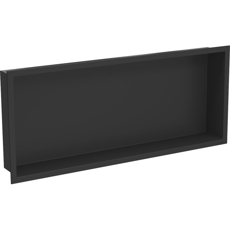 Mexen X-Wall-R нишева полица с фланец 75 x 30 cm, черна - 1970753010