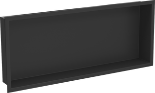 Mexen X-Wall-R вградена полица с фланец 75 x 30 см, черна - 1970753010