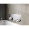 Mexen X-Wall-R вградена полица с фланец 90 x 30 см, инокс - 1910903010