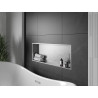 Mexen X-Wall-R вградена полица с фланец 90 x 30 см, инокс - 1910903010