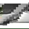Mexen X-Wall-R стелаж за вграждане с уплътнение 90 x 30 см, инокс - 1910903010