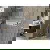 Mexen X-Wall-R подложка за вграждане с ръб 90 x 30 см, бяла - 1920903010