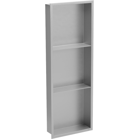 Mexen X-Wall-R нишова полица с фланец и полица 90 x 30 см, инокс - 1910903010S