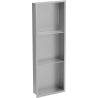 Mexen X-Wall-R нишова полица с фланец и полица 90 x 30 см, инокс - 1910903010S