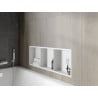 Mexen X-Wall-R нишова полица с яка и полица 90 x 30 см, бяла - 1920903010S