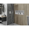 Mexen X-Wall-R вдлъбната лавица с яка и рафт 90 x 30 см, бяла - 1920903010S