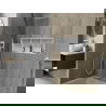 Mexen X-Wall-R вградена полка с шапка и полка 90 x 30 см, бяла - 1920903010S