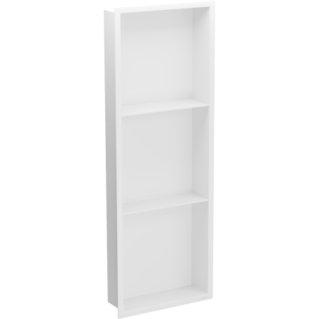 Mexen X-Wall-R нишова полица с яка и полица 90 x 30 см, бяла - 1920903010S