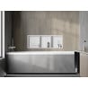Mexen X-Wall-R нишова полица с яка и полица 90 x 30 см, бяла - 1920903010S