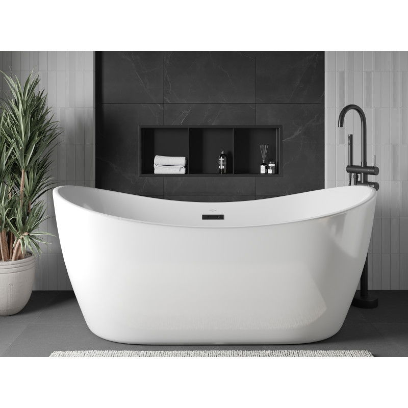 Mexen X-Wall-R ниши полица с фланец и полица 90 x 30 см, черна - 1970903010S