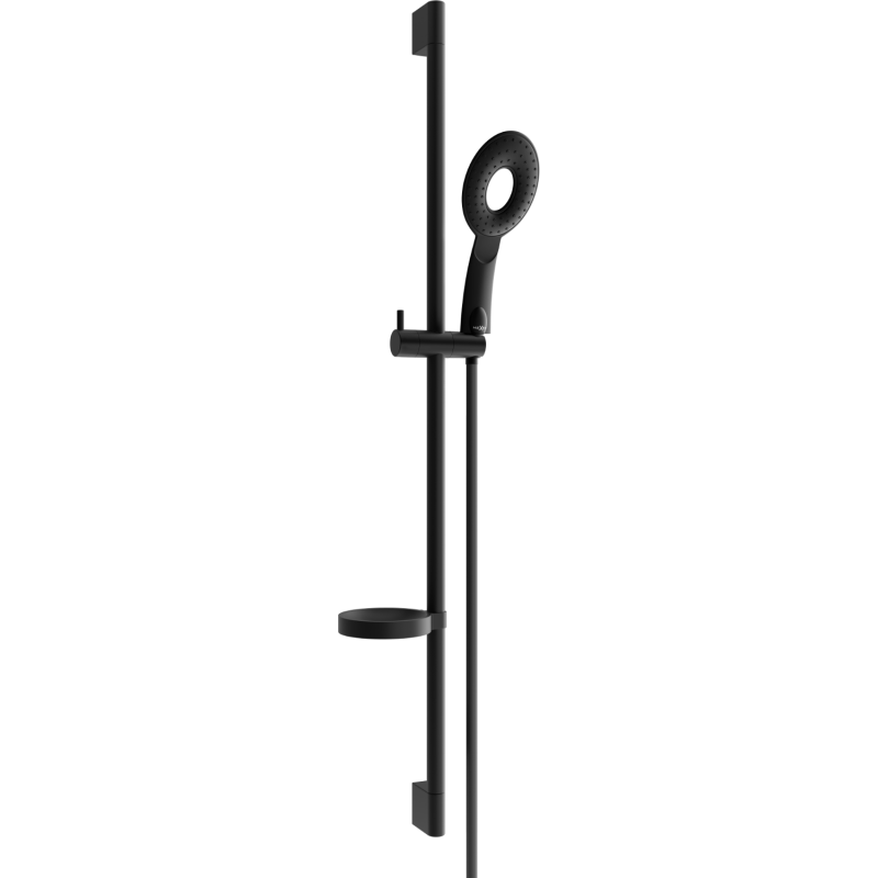 Mexen DS73 плъзгащ се душ комплект, черен - 785734583-70