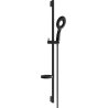 Mexen DS73 плъзгащ се душ комплект, черен - 785734583-70