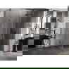 Mexen Lunar-B окачена душ кабина дясна 80 x 80 см, прозрачна, сив матов - 832-080-080-66-00-P