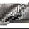 Mexen Lunar-B окачена душ кабина дясна 80 x 80 см, прозрачна, сив матов - 832-080-080-66-00-P