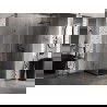 Mexen Lunar-B окачена душ кабина дясна 80 x 80 см, прозрачна, сив матов - 832-080-080-66-00-P