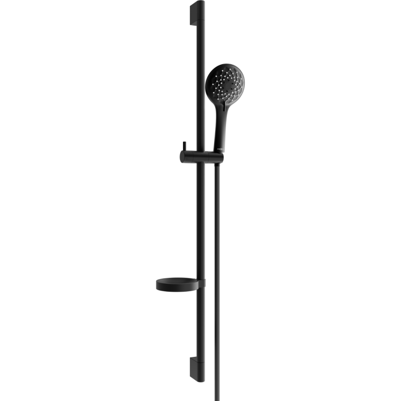 Mexen DS74 комплект за душ с плъзгаща се шина, черен - 785744583-70