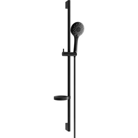 Mexen DS74 комплект за душ с плъзгаща се шина, черен - 785744583-70