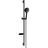 Mexen DS74 комплект за душ с плъзгаща се шина, черен - 785744583-70