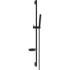 Mexen DS70 плъзгащ се душ комплект, черен - 785704583-70