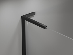 Mexen Mist-H L Duo отваряема душ кабина 75 x 70 см, прозрачна, черна - 8A5L-075L-070P-70-00