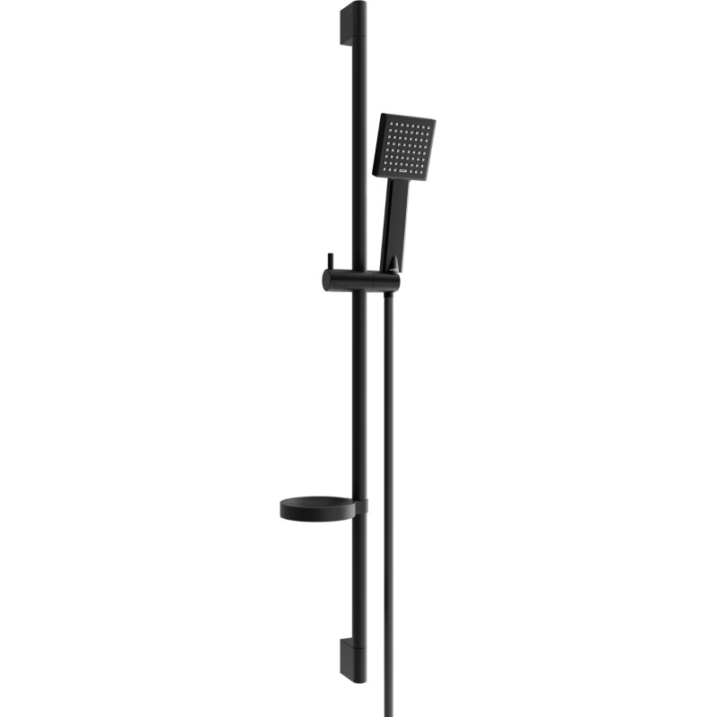 Mexen DS45 плъзгащ душ комплект, черен - 785454583-70
