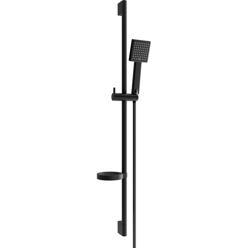 Mexen DS45 плъзгащ се душ комплект, черен - 785454583-70