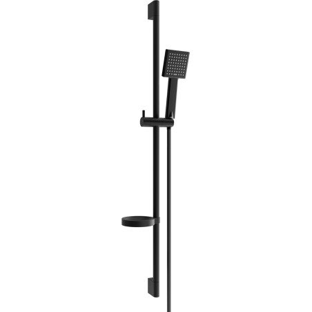 Mexen DS45 плъзгащ се душ комплект, черен - 785454583-70