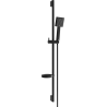 Mexen DS45 плъзгащ се душ комплект, черен - 785454583-70