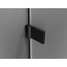 Mexen Lunar-B лява панта за душ кабина 85 x 70 см, прозрачна, черна - 832-085-070-70-00-L