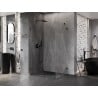Mexen Lunar-B лява душ кабина 90 x 70 см, прозрачна, черна - 832-090-070-70-00-L