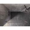 Mexen Lunar-B душ кабина с отваряща се врата наляво 95 x 70 см, прозрачна, черна - 832-095-070-70-00-L