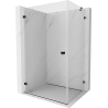 Mexen Lunar-B душ кабина лява 85 x 80 см, прозрачна, черна - 832-085-080-70-00-L