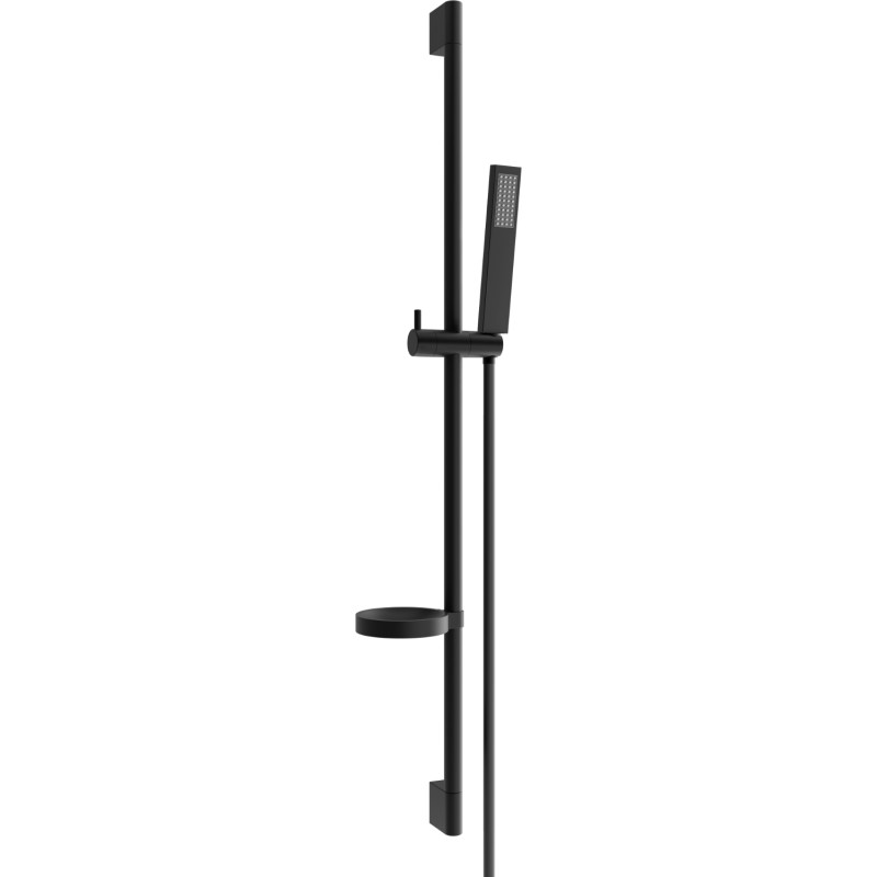 Mexen DS00 плъзгащ се душ комплект, черен - 785004583-70