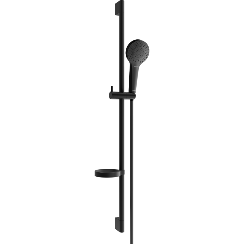 Mexen DS05 плъзгащ се душ комплект, черен - 785054583-70