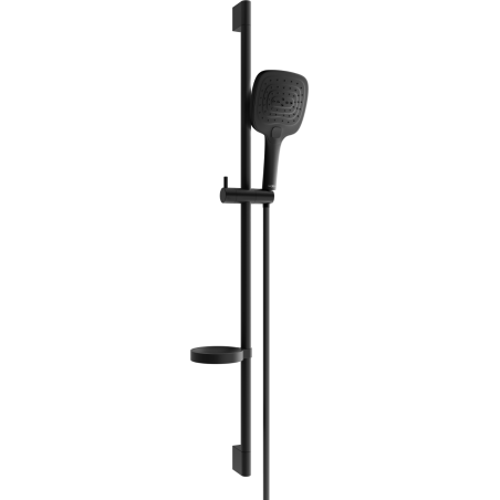 Mexen DS17 плъзгащ се душ комплект, черен - 785174583-70