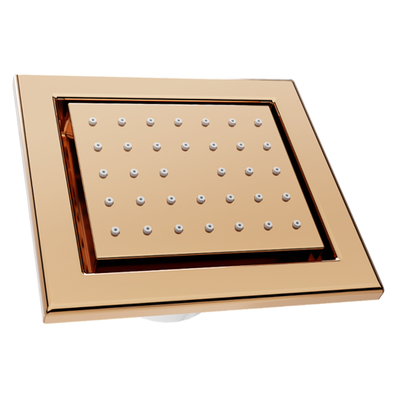 Mexen вграден страничен душ, розово злато - 79365-60