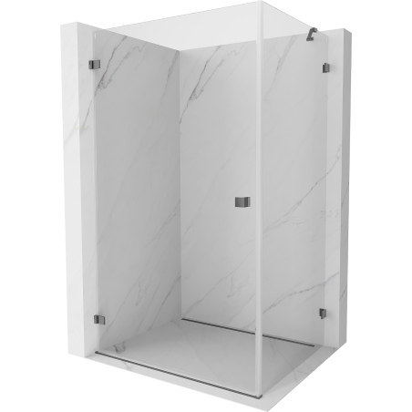 Mexen Lunar-B душ кабина отваряема лява 75 x 70 см, прозрачна, gun metal - 832-075-070-95-00-L