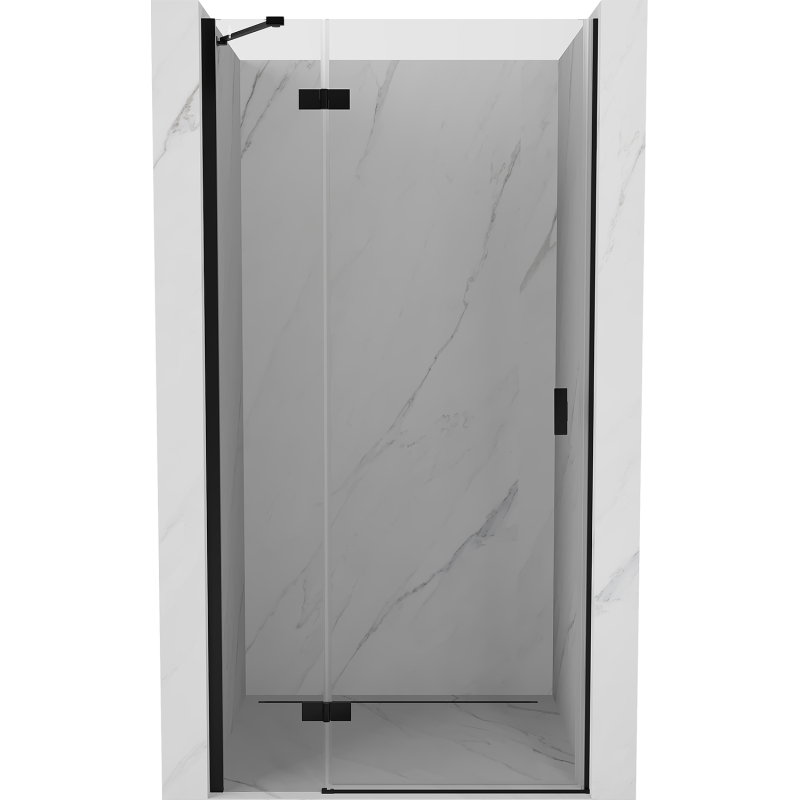 Mexen Mist-H врати за душ кабина, лява отваряща се врата 95 см, прозрачна, черни - 8A5-095-000-70-00-L
