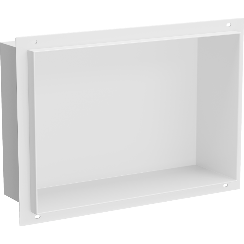Mexen X-Wall-NR нишева лавица без фланец 30 x 20 см, бяла - 1921302010