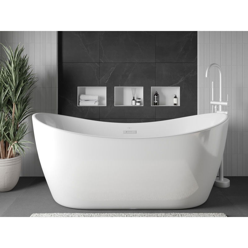 Mexen X-Wall-NR нишова полица без перваз 30 x 20 см, бяла - 1921302010