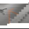 Mexen Mist-H L Duo душ кабина 95 x 70 см, прозрачна, четкана мед - 8A5L-095L-070P-65-00