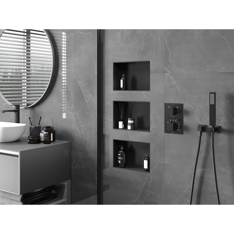 Mexen X-Wall-NR ниша рафт без борд 30 x 20 см, черен - 1971302010