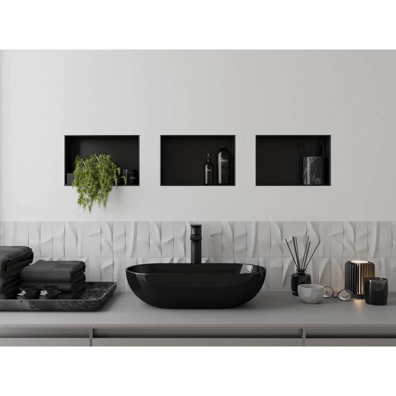 Mexen X-Wall-NR ниша рафт без борд 30 x 20 см, черен - 1971302010