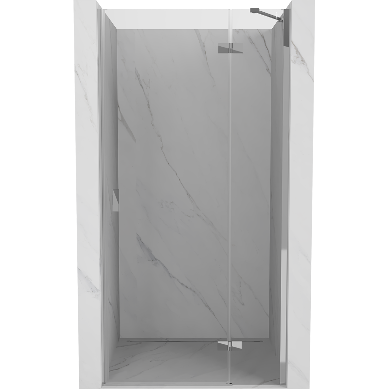 Mexen Mist-H душ врати сгъваеми десни 120 cm, прозрачни, хром - 8A5-120-000-01-00-P